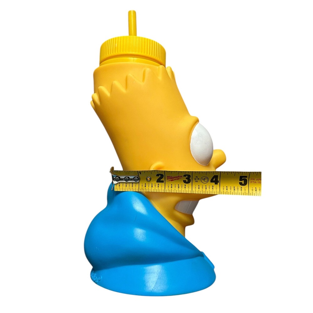 Universal Studios Bart Simpson 32 oz Sipper Cup Water Bottle w/ Straw Souvenir - Picture 8 of 12